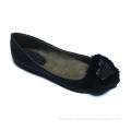 2012 2cm Heels Size 36-41 Black Pu Female Comfy Ballet Flat Shoes